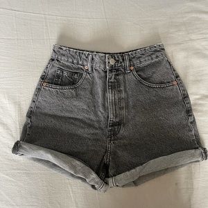 Zara denim mom shorts